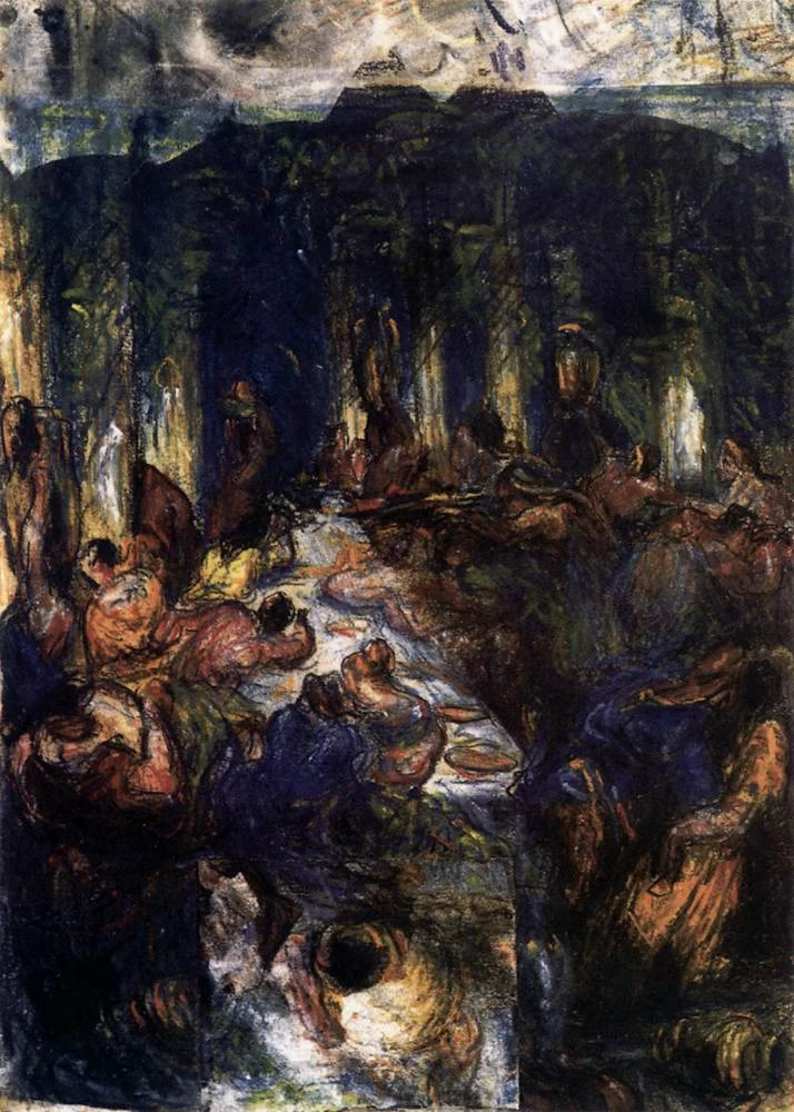 L'orgia, o il banchetto, 1867